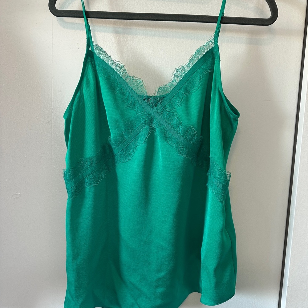 Ted Baker Green Lace Trim Camisole